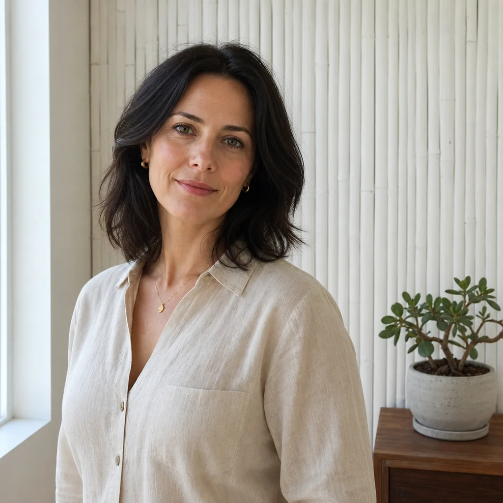 Portrait of VELARA atelier craft specialist Elena Vance