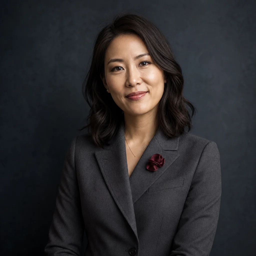 Portrait of VELARA atelier craft specialist Sophia Chen